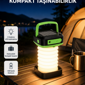 Akıllı Dokunmatik LED Masa Lambası – 3 Kademeli Parlaklık Ayarı, Göz Dostu ve Şarjlı Tasarım