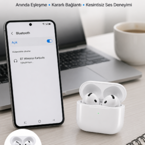 Kablosuz Bluetooth Kulaklık TWS ANC Özelliği Yüksek Ses Kaliteli Yeni Nesil