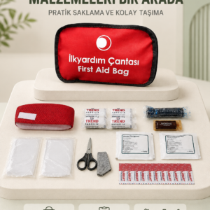 Araç ve Ev İçin İlk Yardım Çantası Acil Set