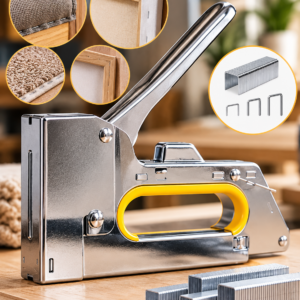 Manuel Zımba Tabancası No.13 4-6-8 mm Metal Gövde Döşeme Dekorasyon ve Sabitleme Zımbası