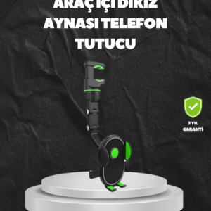 Ayarlanabilir Dikiz Aynası Telefon Tutucu Sağlam ve Şık Tasarım