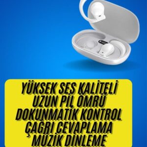 Android ve İOS Uyumlu Bluetooth Küpe Kulaklık Bluetooth Kulaklık Kablosuz