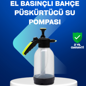 Basınçlı Manuel Köpük Pompası 2L Ayarlanabilir Sprey Başlıklı Temizlik