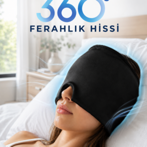 360° Jel Kompres Başlığı Soğuk ve Sıcak Kullanıma Uygun Rahatlatıcı Göz Maskesi