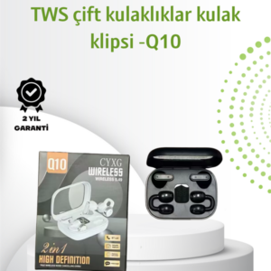 Q10 Bluetooth Kulaklık – Hafif, Şık Tasarım, Güçlü Pil ve Net Çağrı Kalitesi