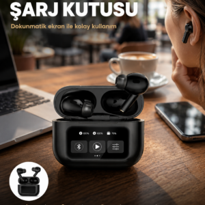 Kablosuz Bluetooth Kulaklık Pro Yeni Nesil Dokunmatik Kontrol Yeni Nesil