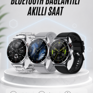 Akıllı Saat Amoled Ekran Bluetooth Bağlantılı Sesli Görüşme Nabız Ölçer