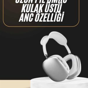 2025 Model Kulak Üstü Kablosuz Bluetooth Kulaklık Gürültü Azalta Uzun Pil