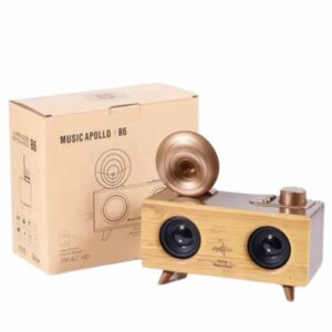 Gramafon Radyo Bluetooth Hoparlör Nostaljik Radyo FM Radyo