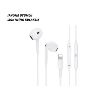 iPhone 14 ve altındaki modellerle uyumlu Kablolu kulaklık