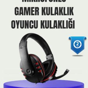 Stereo Gaming Kulaklık – Yüksek Ses Kalitesi, Ergonomik Yapı