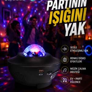 10 Renkli Kombinasyon + Breathing Light + 2 Saat Zamanlayıcılı Star Lamba