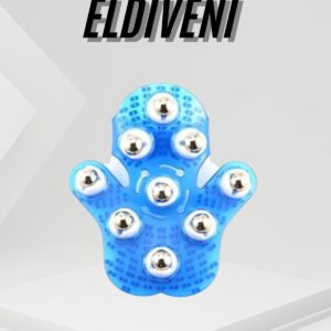 9 Bilyeli Masaj Eldiveni Tüm Vücut Masajına Uygun Kafa Masaj Aleti