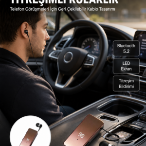 Ultra Hızlı Şarj Özellikli Type-C Bluetooth Kulaklık – 10 Dakikada Şarj, 20 Dakikada Tam Dolum