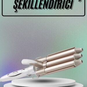 Saç Şekillendirici Wag Maşa Üçlü Yüksek Isı Ayarlı Seramik Kaplama