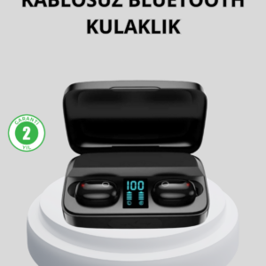 TWS Bluetooth Kulaklık 1800mAh Şarj Kutulu Dijital Ekranlı
