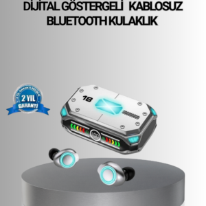 Bluetooth 5.3 Kablosuz Kulaklık – Hızlı Bağlantı, Düşük Gecikme ve Üstün Ses Kalitesi