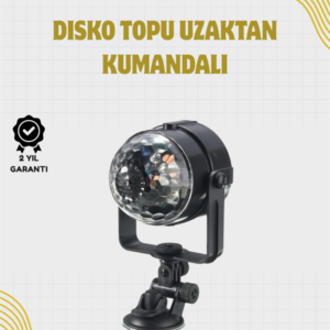 Uzaktan Kumandalı, Ses Kontrollü LED Disko Işığı - Parti ve Kulüpler İçin