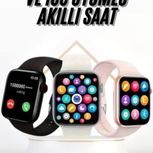 Akıllı Saat Uyku ve Sağlık Takibi Arama Cevaplama 44 MM Amoled Ekran