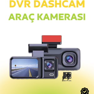 1080p Ön, 720p Arka ve İç Kamera ile 0 Kapsama – Gece Görüşlü Araç Kamerası