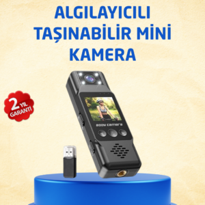 Taşınabilir Full HD Mini Kamera TFT Ekranlı
