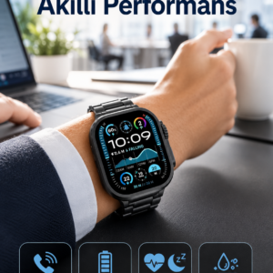 Akıllı Saat Arama Konuşma GPS ve NFC Özelliği 3 Kordonlu Amoled Ekran