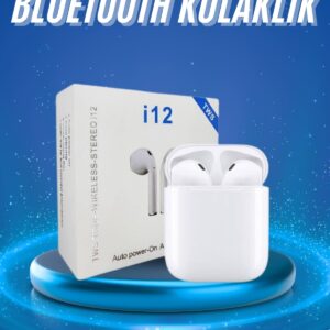 Kablosuz Bluetooth Kulaklık Yeni Nesil Android ve İOS Uyumlu Kulaklık Beyaz