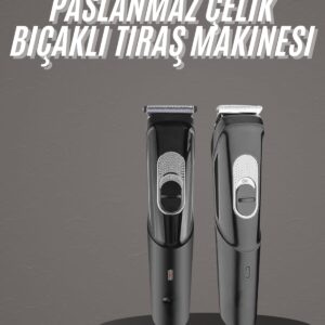 Pro Şarjlı Saç Sakal Tıraş Makinesi Ense Kesme Makinesi Lazer Öncesi Kısaltma