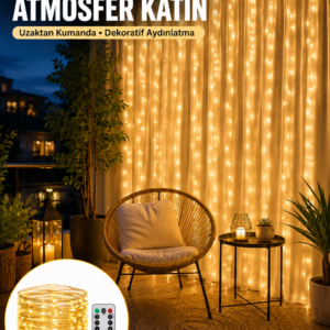 Romantik Ambiyans İçin Uzaktan Kumandalı Günışığı Peri Led Yeni Nesil