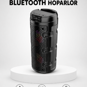 Bluetooth 5.0 Kablosuz Hoparlör Çift Sürücülü Yüksek Ses Kalitesi Kompakt Tasarım
