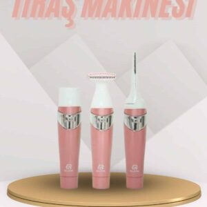 Yüz Kaş ve Tüm Vücut Epilasyon Aleti 3 Başlıklı Hassas Ciltlere Uygun Epilatör