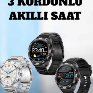 Akıllı Saat Arama Cevaplayan Titreşim Özelliğiyle Bildirim Görebilen