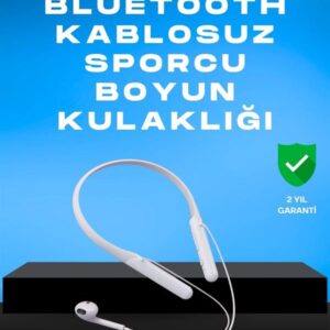 Kablosuz Bluetooth Kulaklık – Boyun Askılı, 100 Saat Pil Ömrü