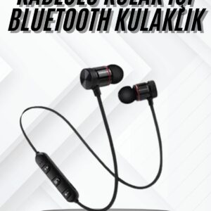 Bluetooth Bağlantılı Kablolu Mıknatıslı Sport Kulaklık