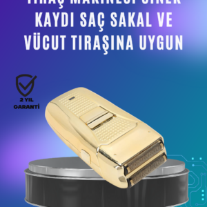 Güçlü Motorlu Kablolu Sakal ve Bıyık Tıraş Makinesi Çelik Bıçaklı