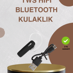 Kablosuz Bluetooth 4.1 Tekli Kulaklık | DSP Mikrofon ve HiFi Ses