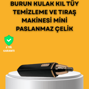 USB Şarjlı Sessiz Burun ve Kulak Kılı Temizleme Cihazı
