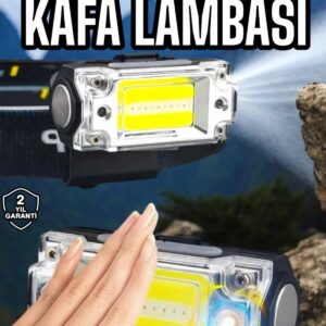 Şarjlı Kafa Feneri Suya Dayanıklı Ayarlanabilir Kamp Feneri