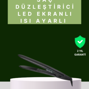2025 Isı Ayarlı Titanyum Kaplama Seramik Plakalı Saç Düzleştirici Dijital Ekranlı A Kalite