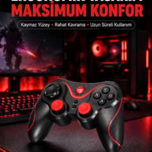 Rahat Kavrama ve Düşük Gecikme Teknolojili Gamepad