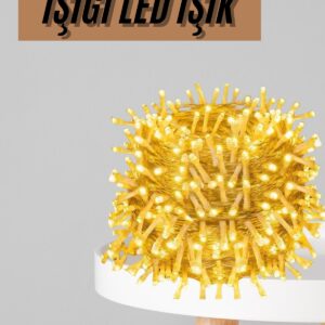 Dekoratif Peri Led 100 Ledli Gün Işığı Pilli 10 Metre Gün Işığı