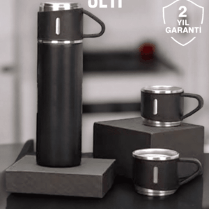 500 ml Kapasiteli Taşınabilir Basınçlı Termos Seti Günlük Kullanım için İdeal