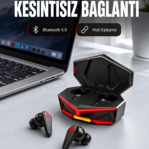 Kablosuz Bluetooth Kulaklık Led Işıklı Yeni Nesil