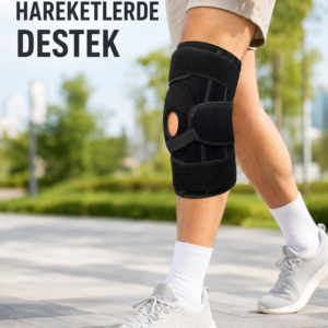 Sporcu Patella Dizliği Esnek Ligamentli Silikon Pedli Menisküs Diz Destek Bandajı