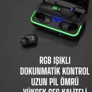 Bluetooth Kulaklık Powerbankli Yüksek Ses Kaliteli Şarj Göstergeli