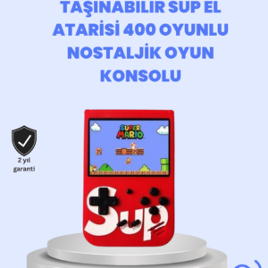 TV Bağlantılı Şarjlı Retro Oyun Konsolu