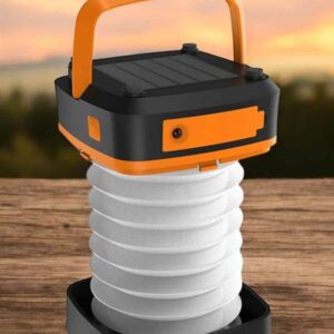 Güneş Enerjili Led Lamba Kamp Lambası Katlanabilir Lamba USB Şarjlı