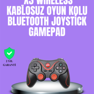Android Uyumlu Gamepad X3 Game Stick Oyun Kolu Bluetooth Bağlantılı