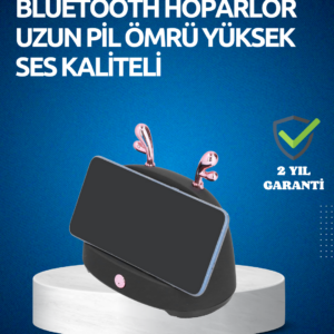 Akıllı Kablosuz Telefon Tutucu ve Stereo Hoparlör – Kolay Kullanım ve Yüksek Ses Kalitesi
