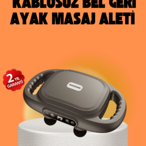 Şarjlı 6 Başlıklı Masaj Tabancası 2000 mAh Sessiz Güçlü Motor